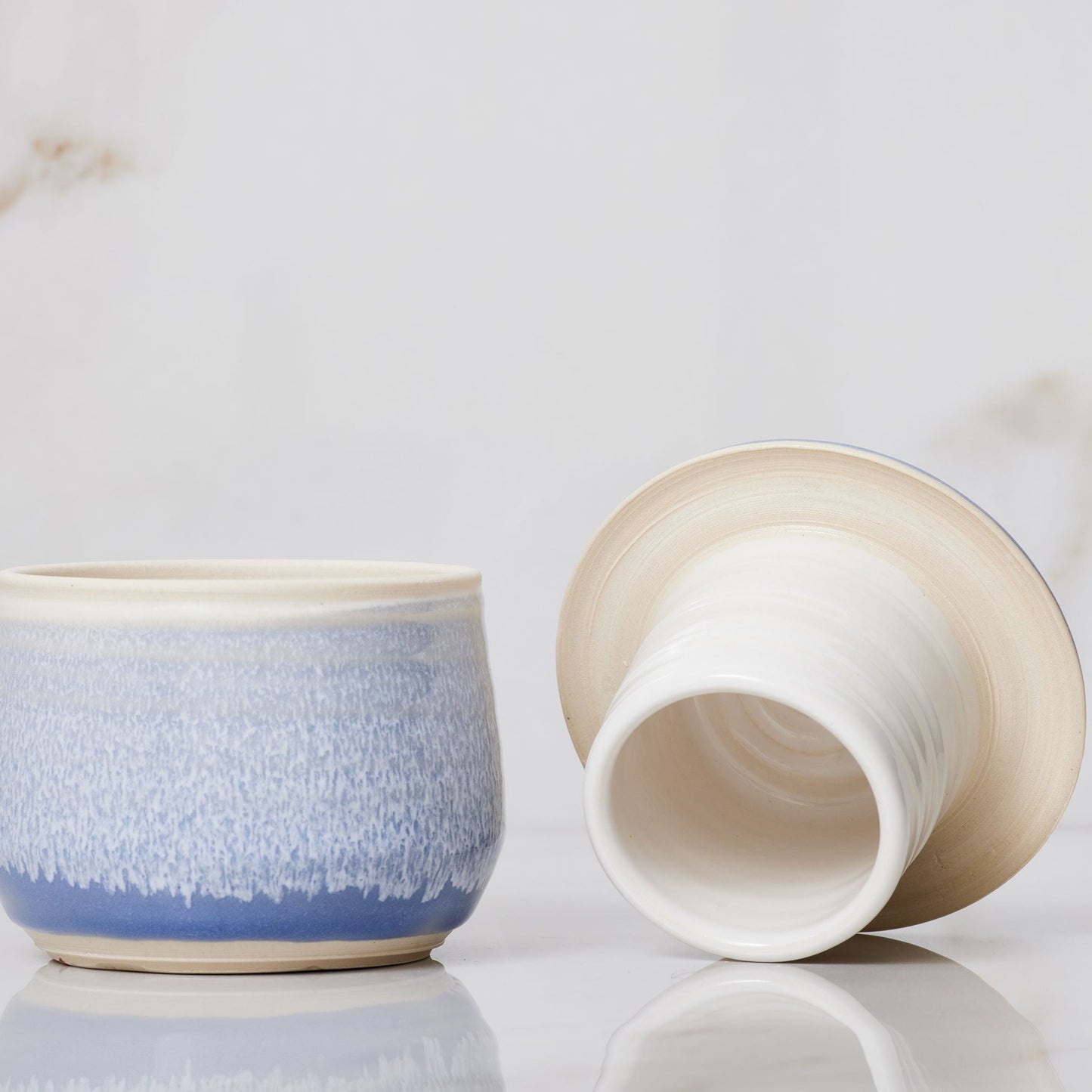 Butter Crock Blue