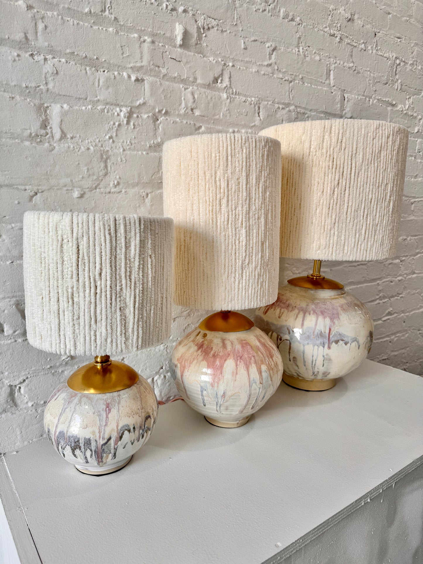Petal Mist Table Lamp