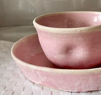 Don't Make Me Blush Deep Dish Dinner Plate