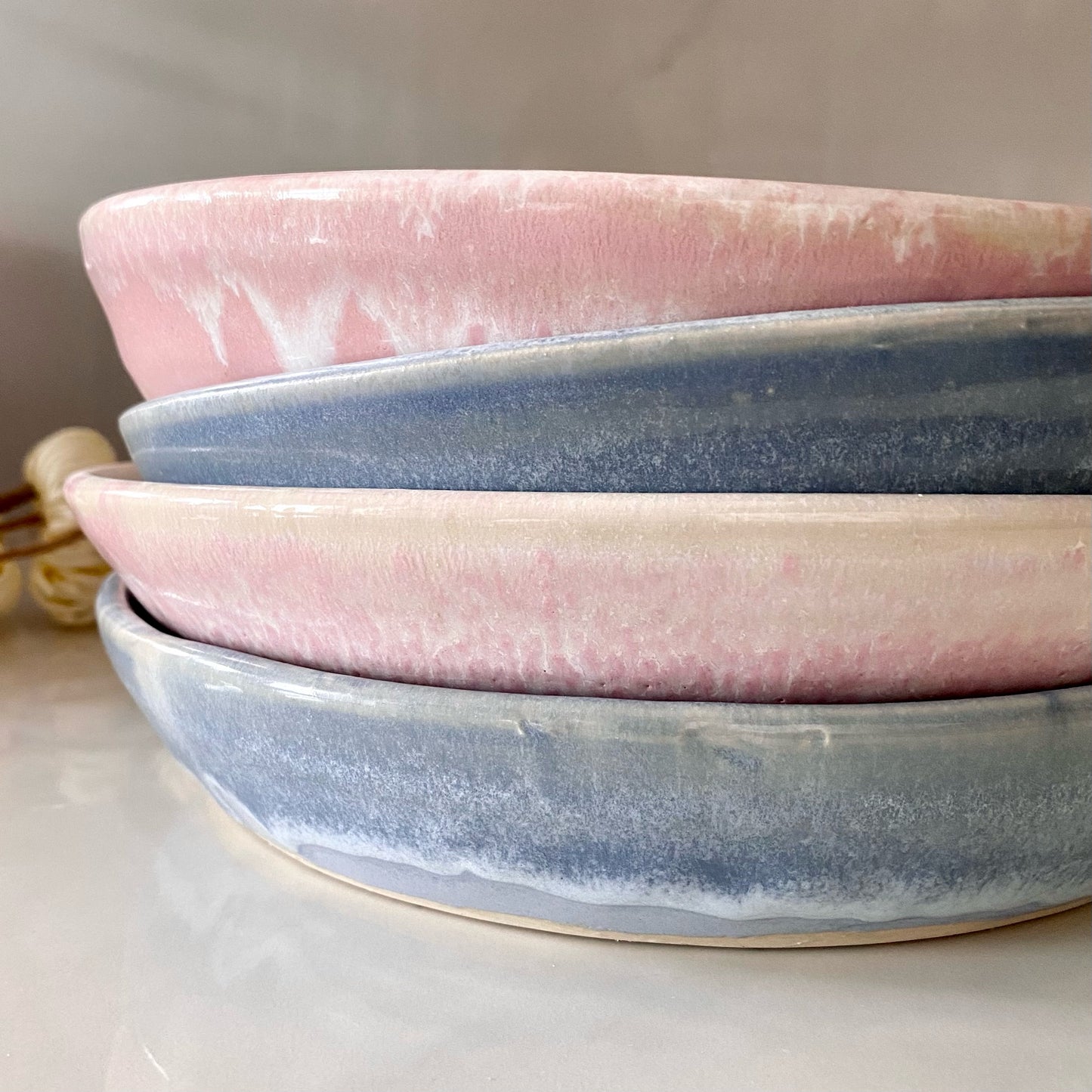 Don't Make Me Blush Deep Dish Dinner Plate