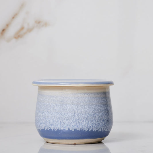 Butter Crock Blue