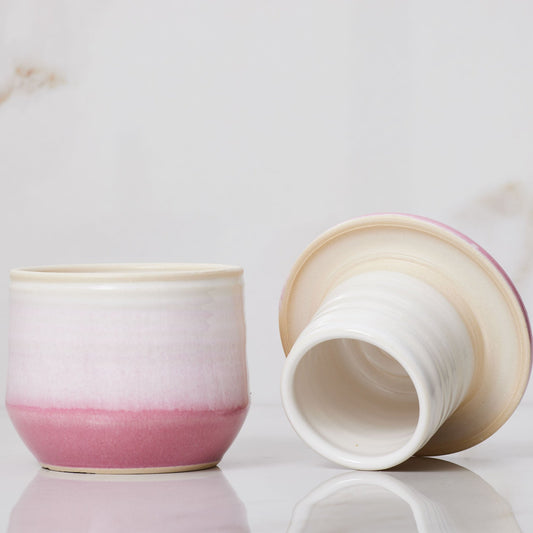 Butter crock alpine rose