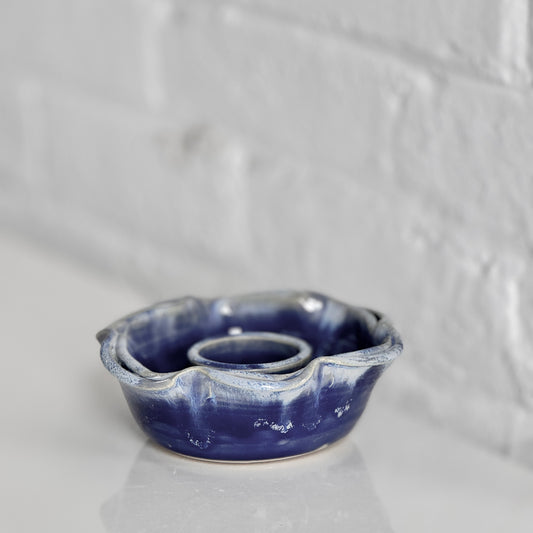 Deep Navy Sage Bowl