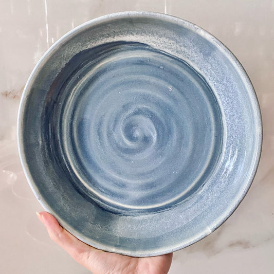 Blue Moon Deep Dish Dinner Plate